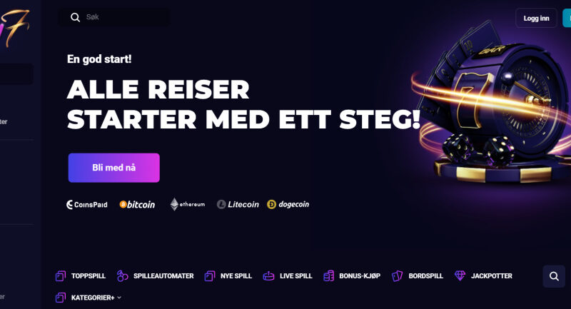 Lobbby av Luck7even casino