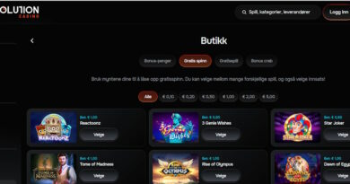 Butikk av Revolution Casino