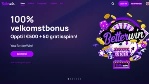 Lobby av Betterwin Casino