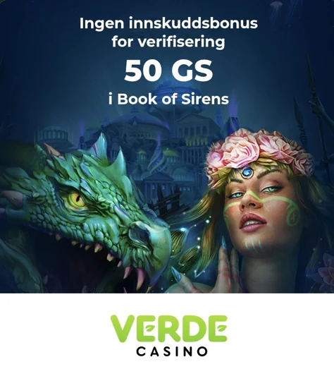 Bonus uten innskud Verde Casino