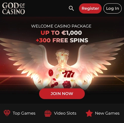 Bonus av God of Casino
